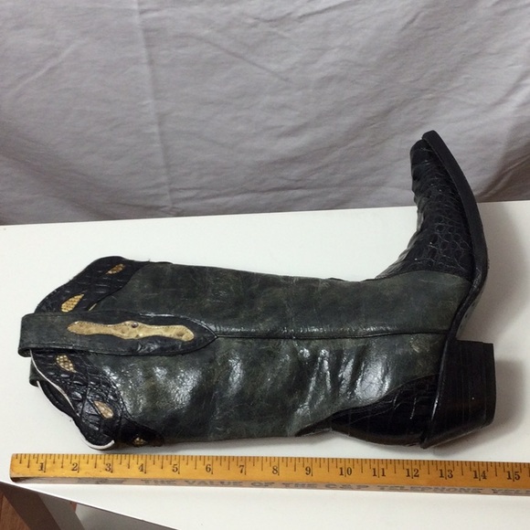 VEARI Buitre Hybrid Alligator Leather Cowgirl Boots - Picture 10 of 11